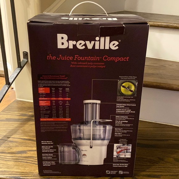 Breville Kitchen New Breville Juice Fountain Compact Poshmark